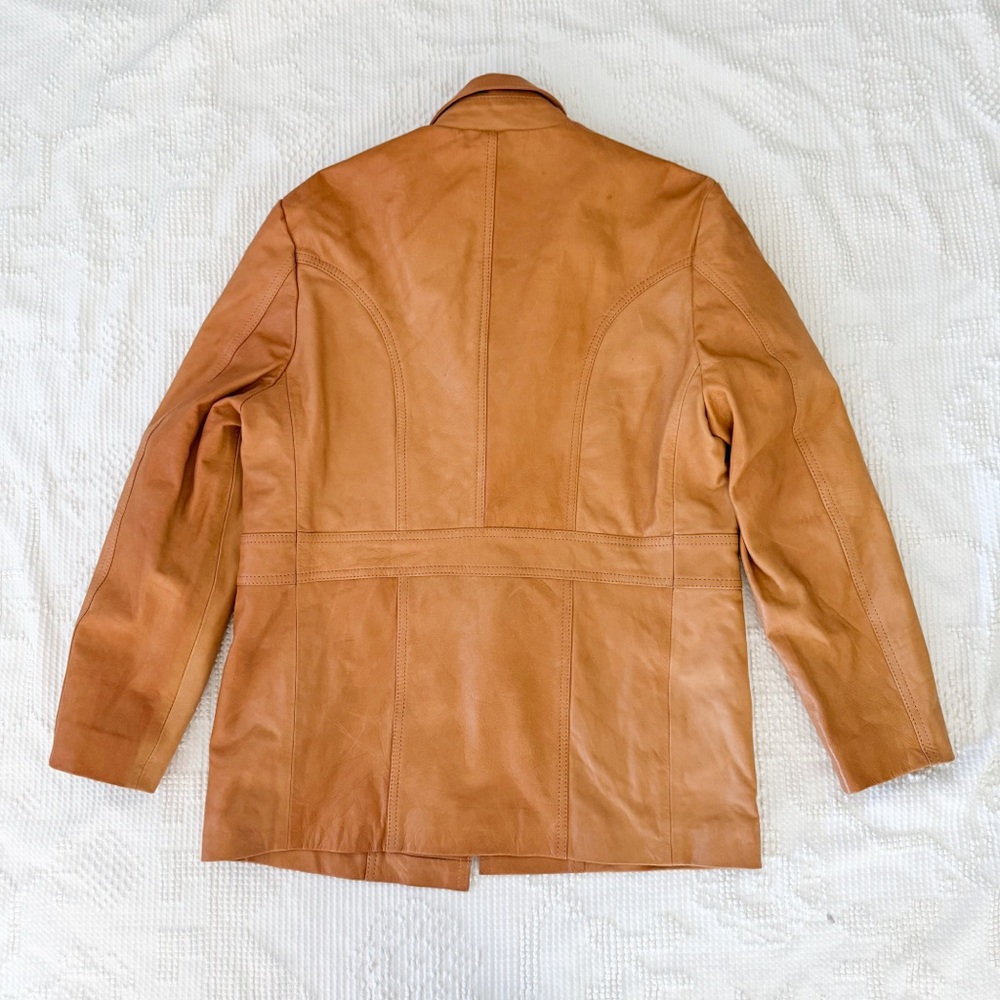 Rare Sabah Downtown Leather Jacket Unisex Small - Picture 12 of 13